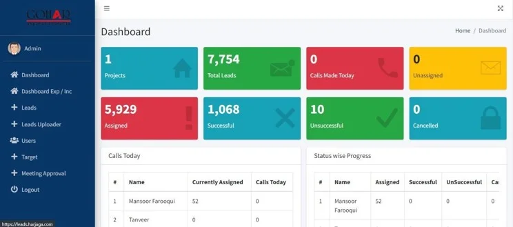 Gohar Lead Management screenshot