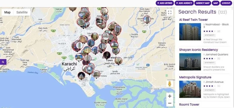Locator screenshot